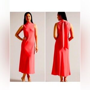 Ted Baker London Vibrant Coral Midi Dress Ted baker 1